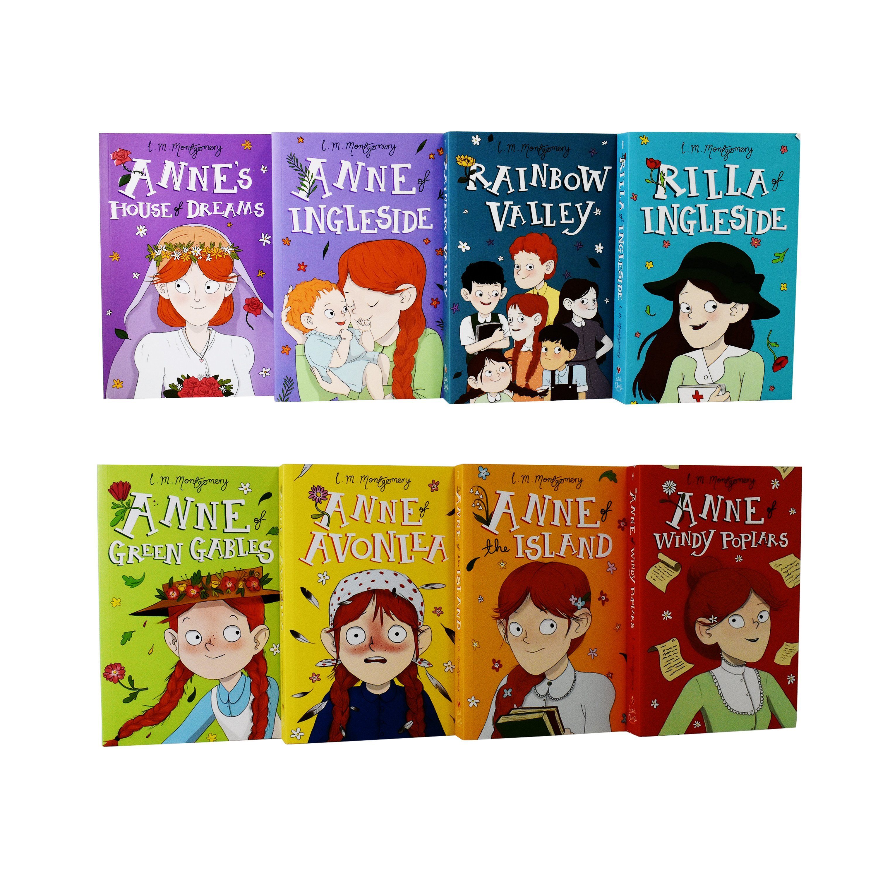 Anne of Green Gables The Complete 8 Book Collection - Ages 9-14 - Paperback - Lucy Maud Montgomery
