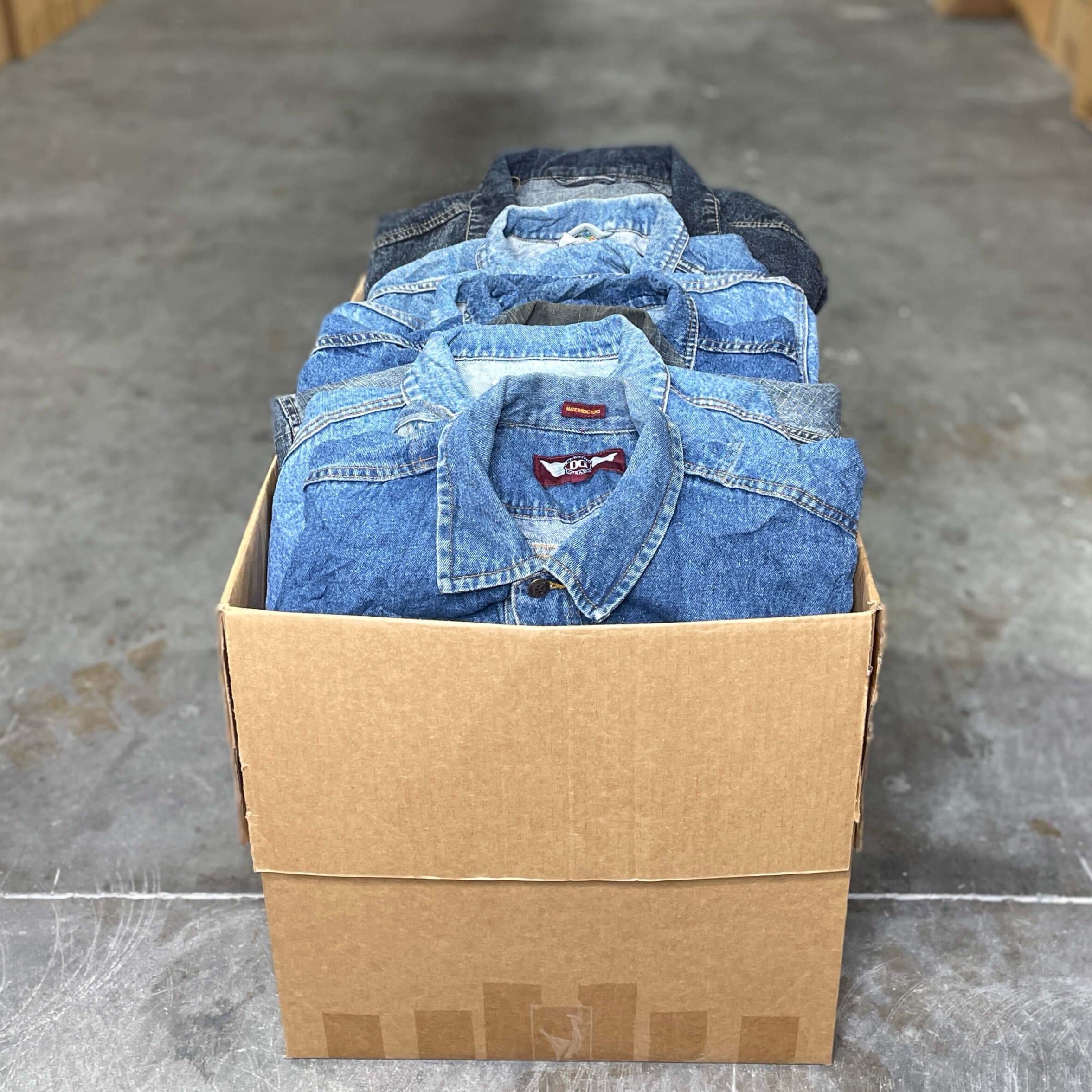 Bulk Wholesale Men's Denim Jacket Bundles