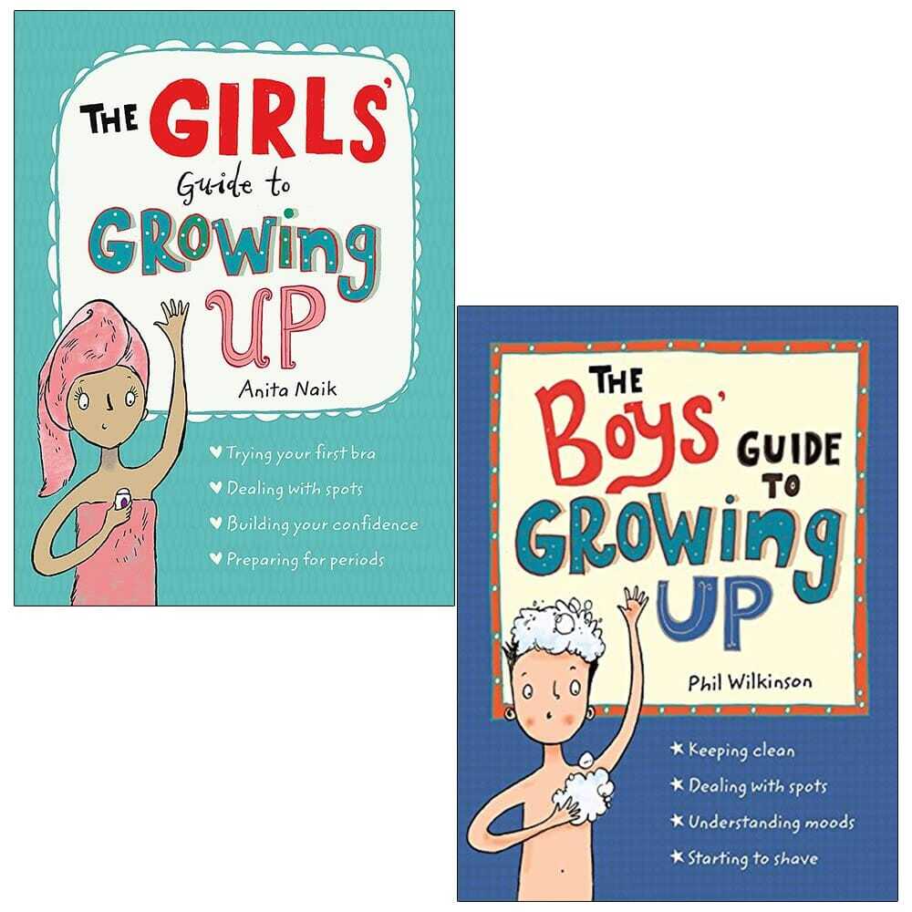 The Boys' & Girls' Guide to Growing Up by Phil Wilkinson & Anita Naik 2 Books Collection Set - Ages 9-11 - Paperback