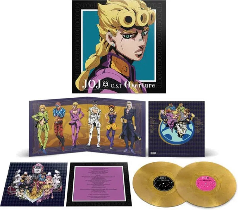 Yugo Kanno - JoJos Bizarre Adventure Golden Wind Original Soundtrack Exclusive Gold Vinyl 2xLP