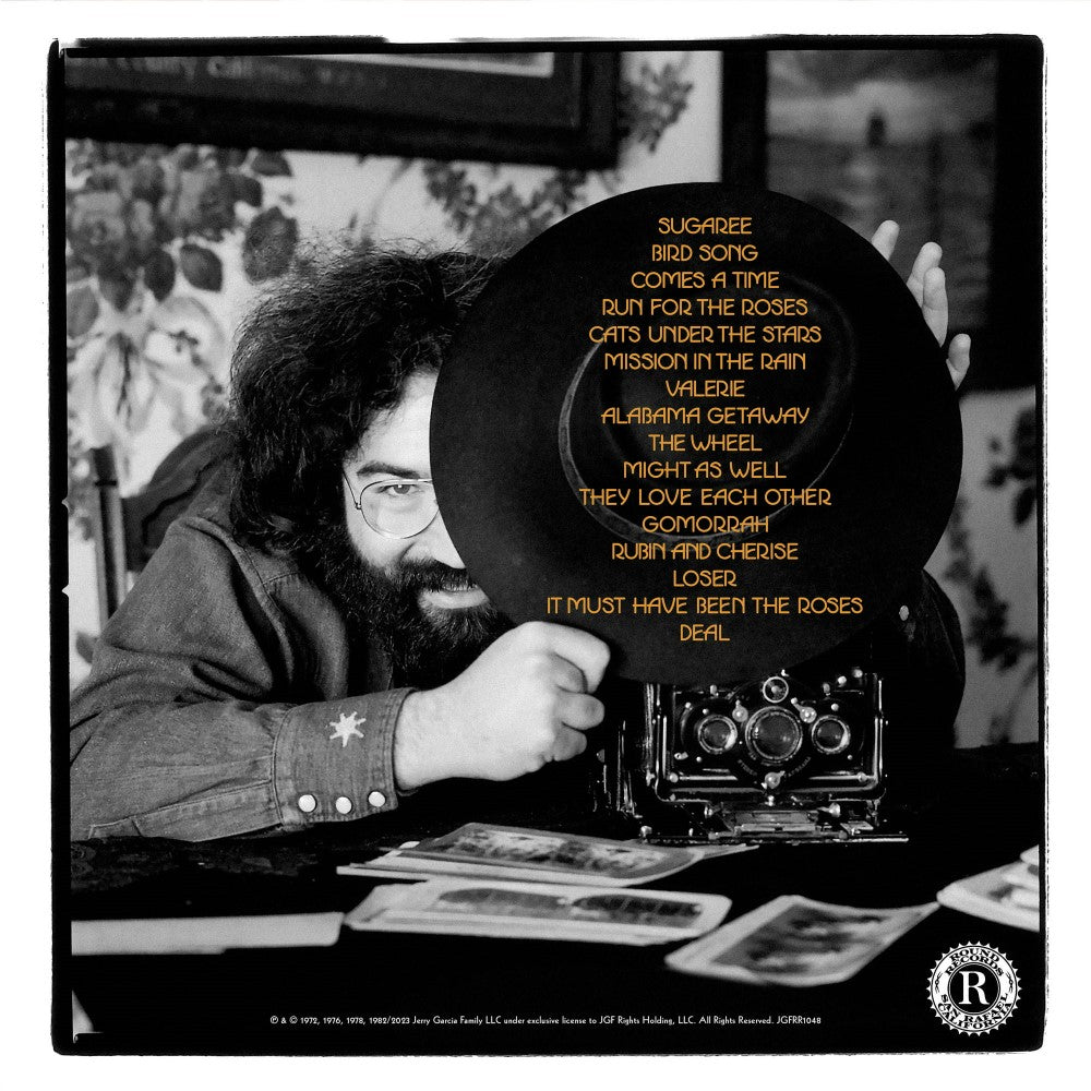 Jerry Garcia - Might As Well A Round Records Retrospective Exclusive Limited Edition Rose Red/Blue Bay Color Vinyl 2x LP Record