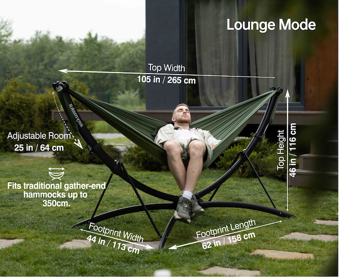 🌞The Portable Hammock Stand that Sets Up in 3 Seconds
