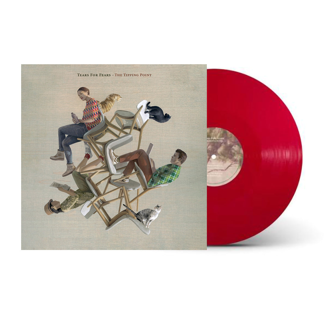 Tears for Fears - Tipping Point Exclusive Opaque Red Color LP Vinyl Record