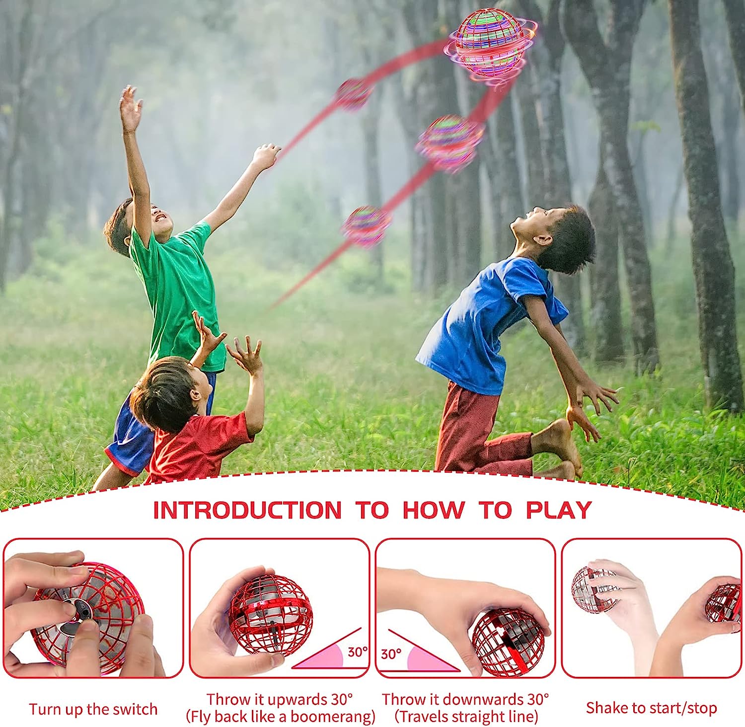 🔥HOT SALE 49% OFF 🔥 Fly Orb Pro Flying Spinner Mini Drone Flying