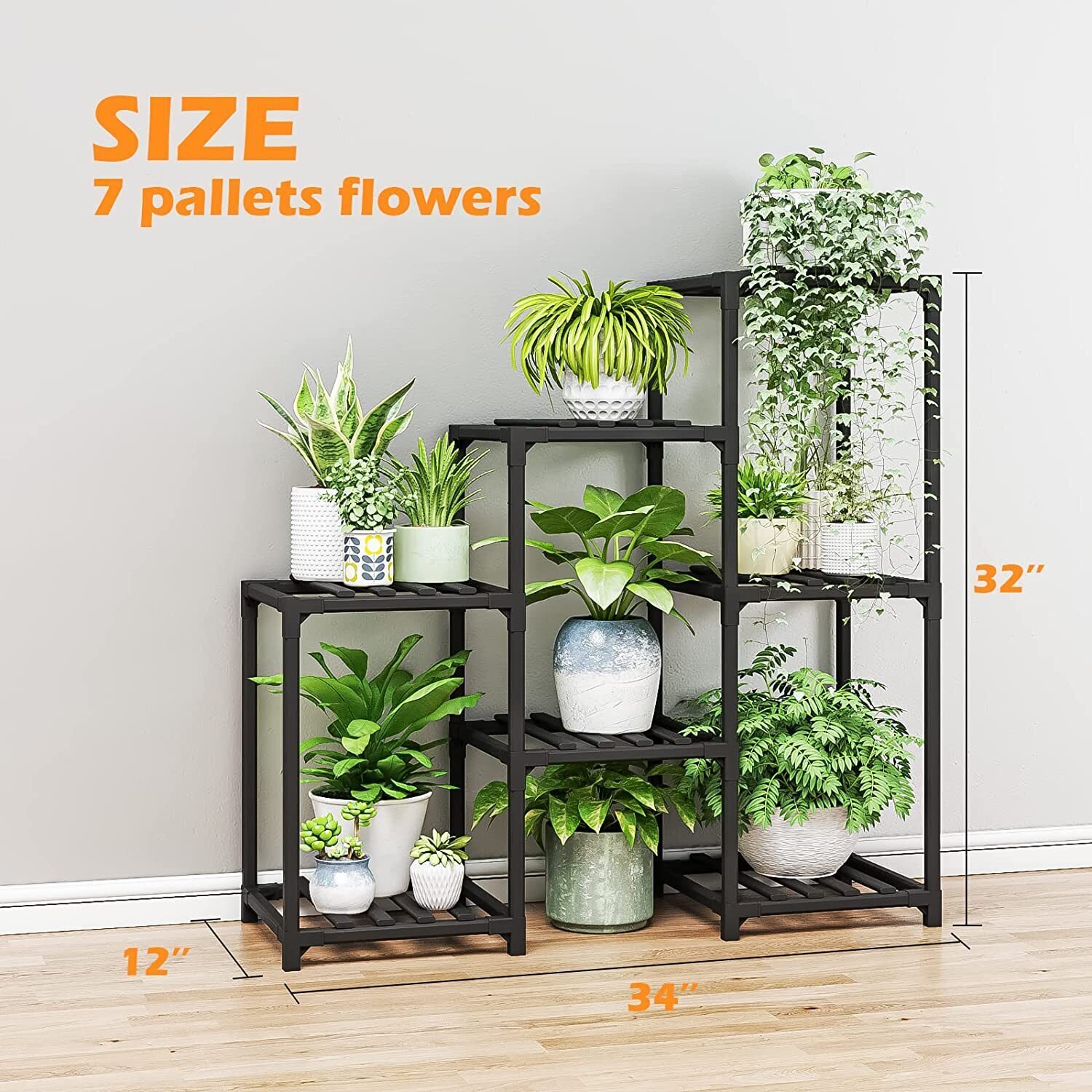 Plant stand indoor plant stand wooden outdoor multi-layer plant stand