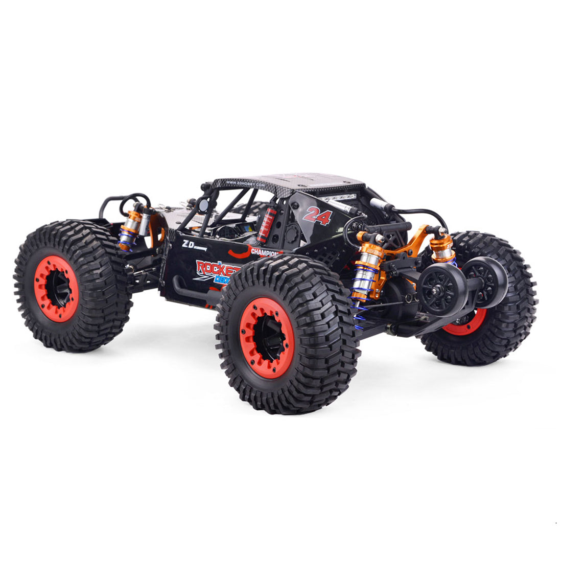 ZD Racing ROCKET DBX-10 1/10 4WD 80KM/H 2.4G RC Car Brushless Motor High-speed Remote Control Desert Off-road Vehicle - RTR