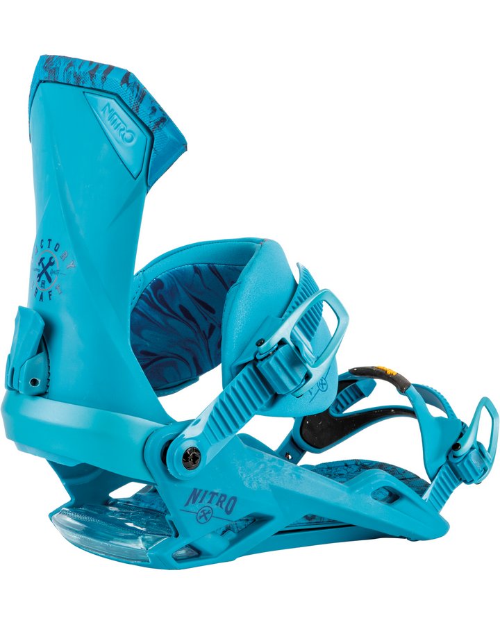 Nitro Team Snowboard Bindings - F.C.S./Blue - 2022 (M)
