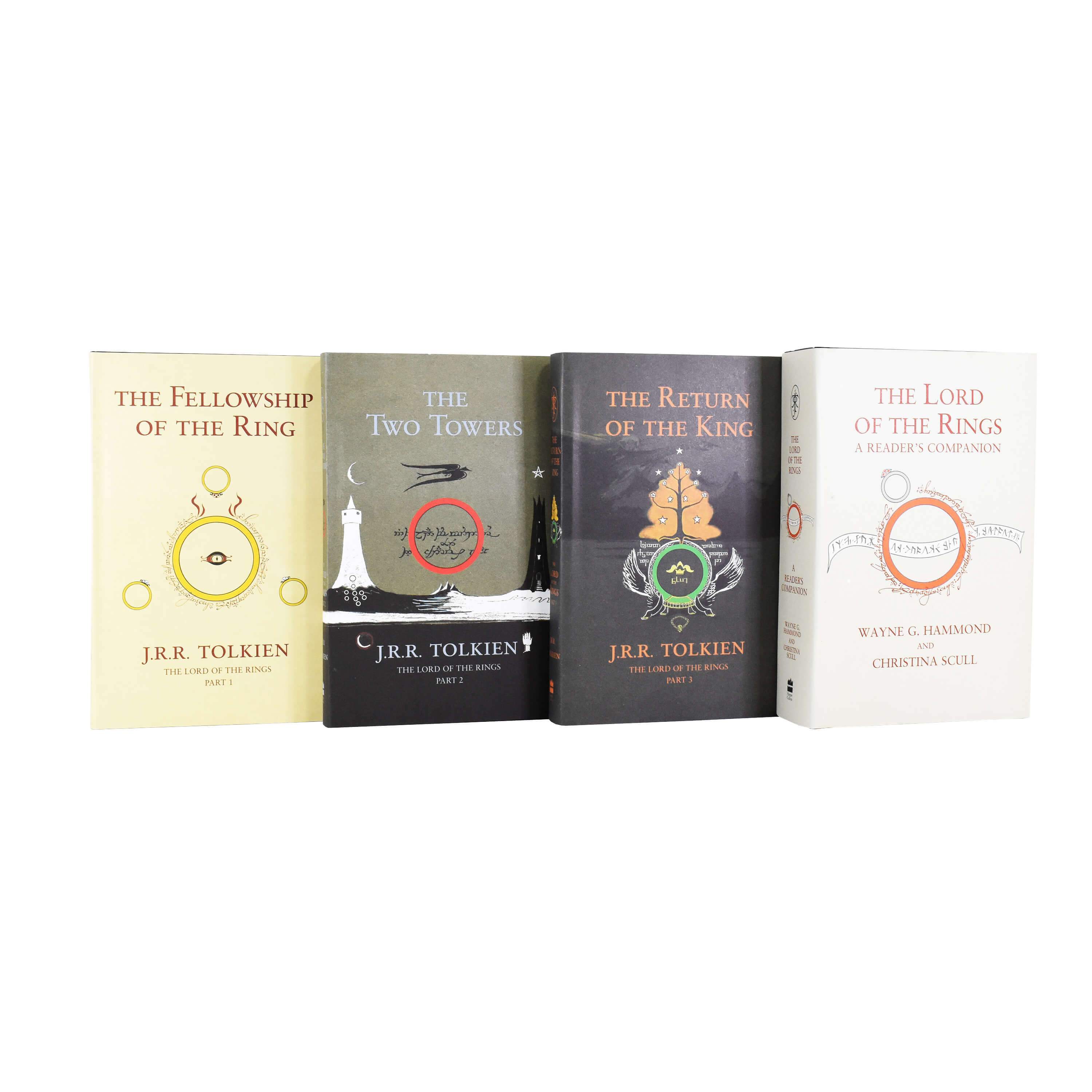The Lord of the Rings & Companion 4 Books Box Set by J. R. R. Tolkien - Fiction - Hardback