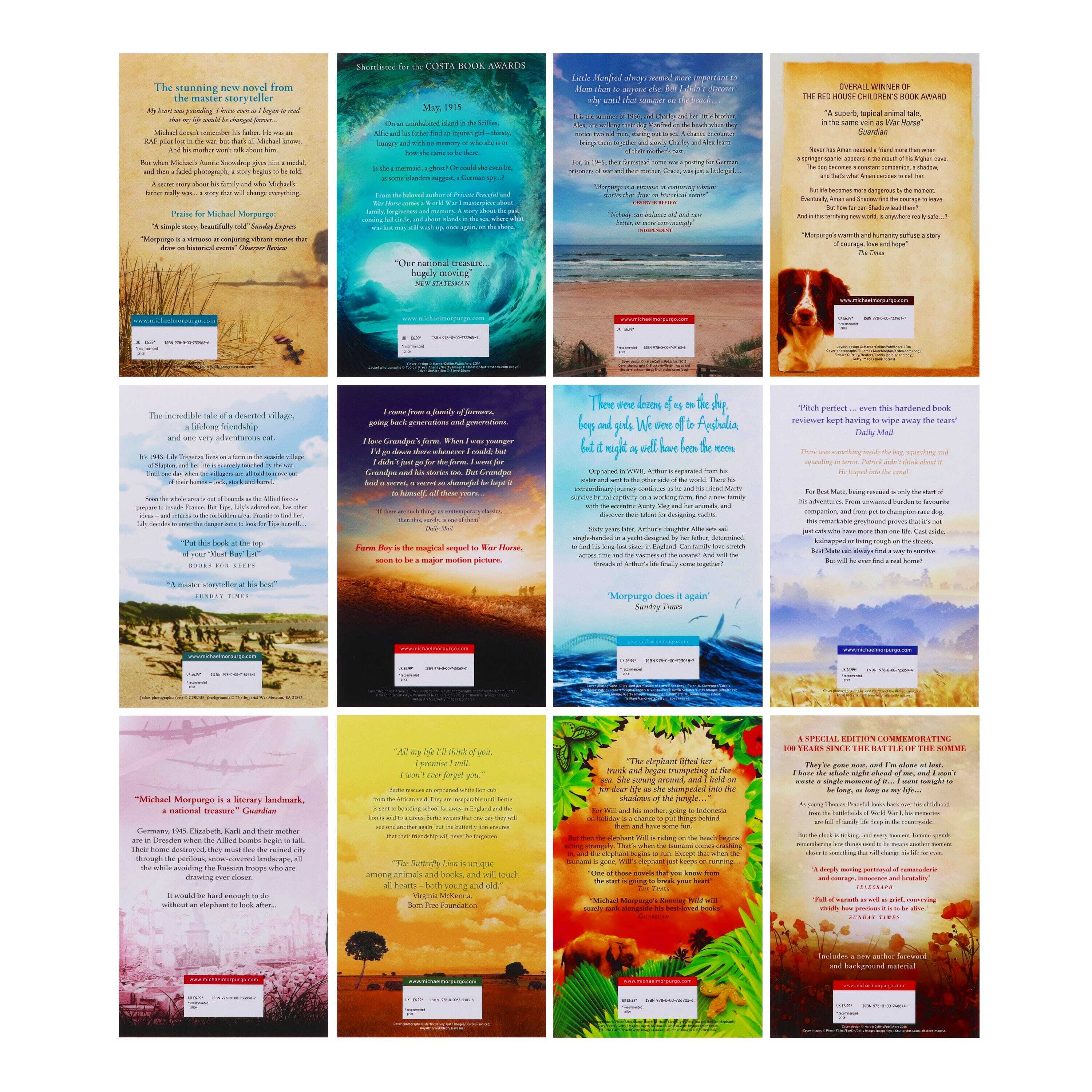 Michael Morpurgo 12 Books Collection Box Set - Ages 9+ - Paperback