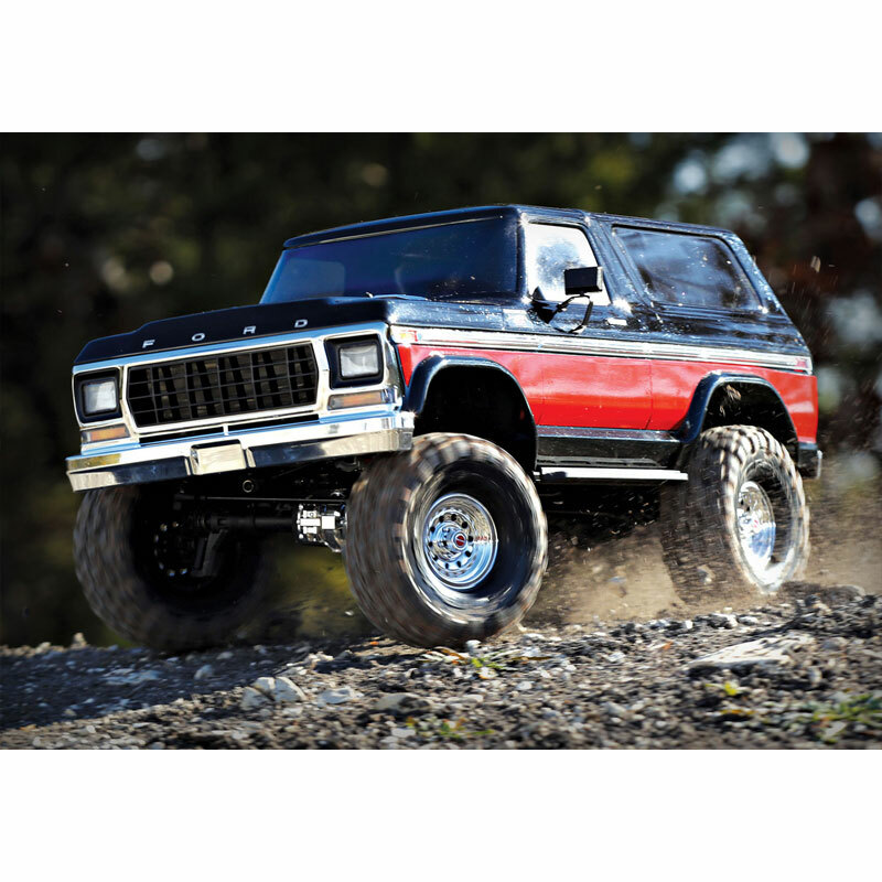 Traxxas TRX-4 Ford Bronco RC 4x4 Rock Crawler RTR w/3S LiPo COMBO