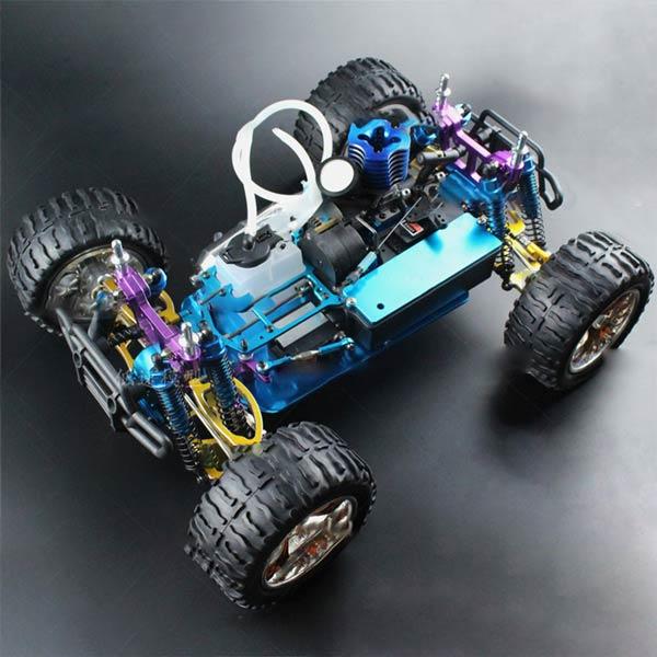HSP Monster Truck 94188 Chassis Frame with Engine and Remote Control - Building Kit Version