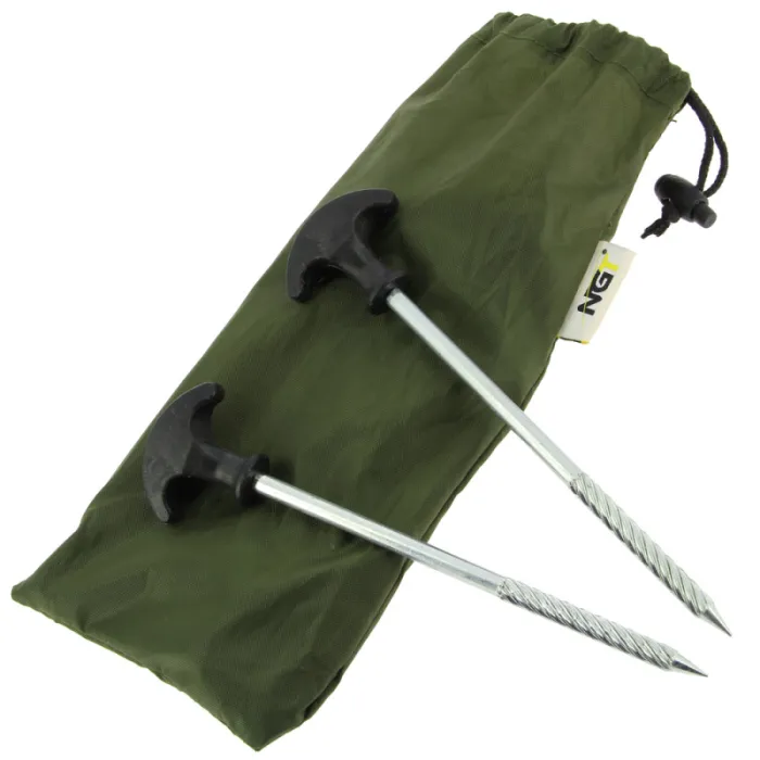 NGT Bivvy Pegs in Case
