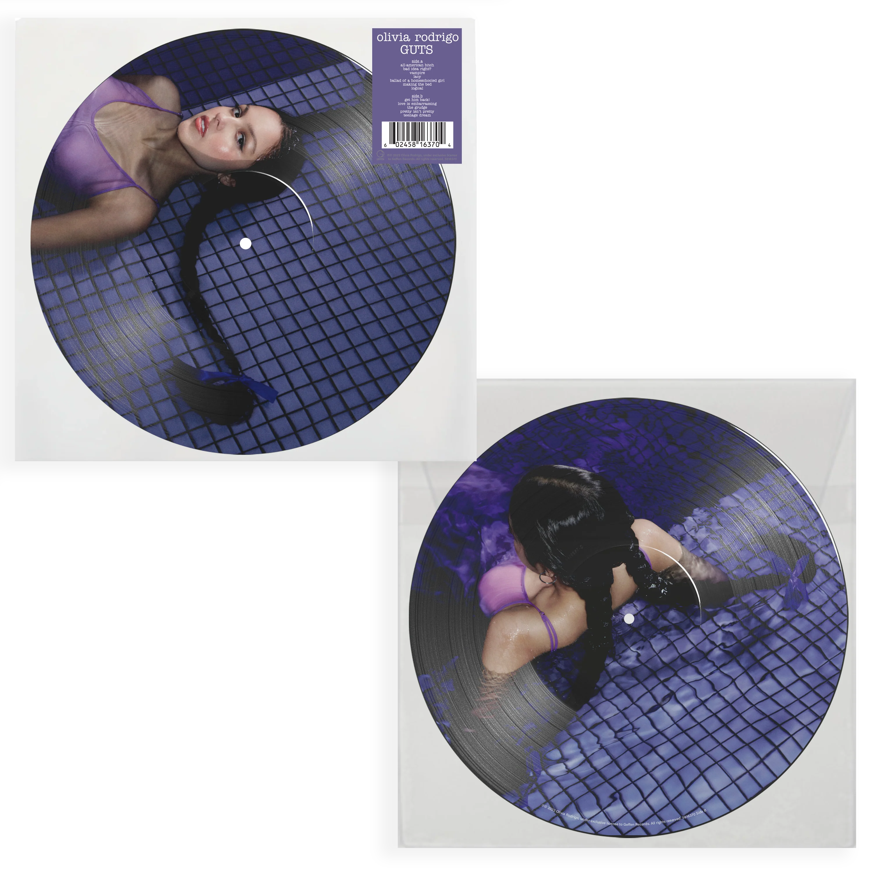 Olivia Rodrigo - GUTS Spotify fans first Exclusive Picture disc Vinyl LP Record