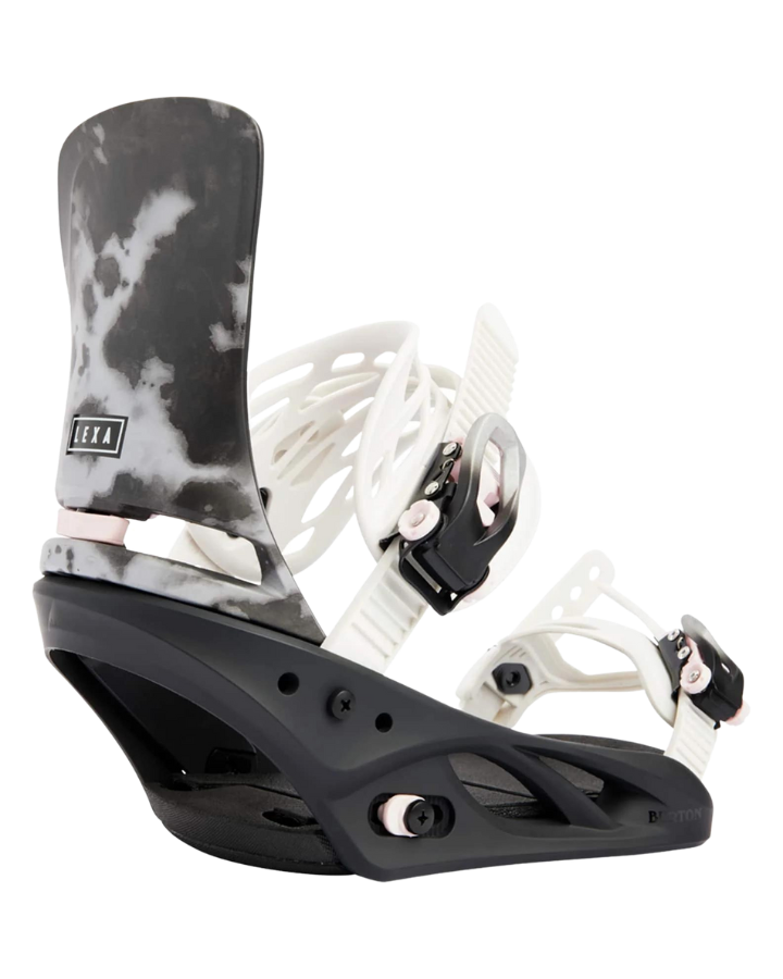 Burton Womens Lexa Re:Flex Snowboard Bindings - Gray Acid Wash - 2022 (M)