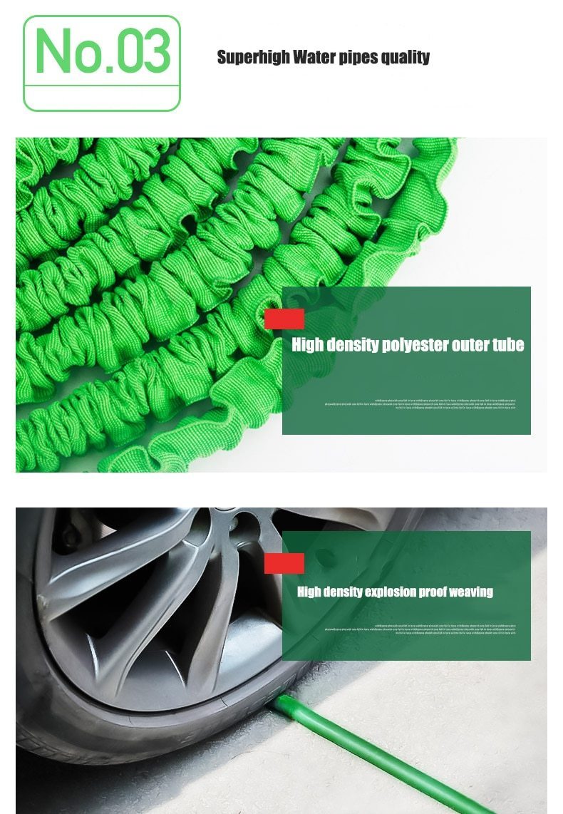 Expandable Garden Yard Water Hose