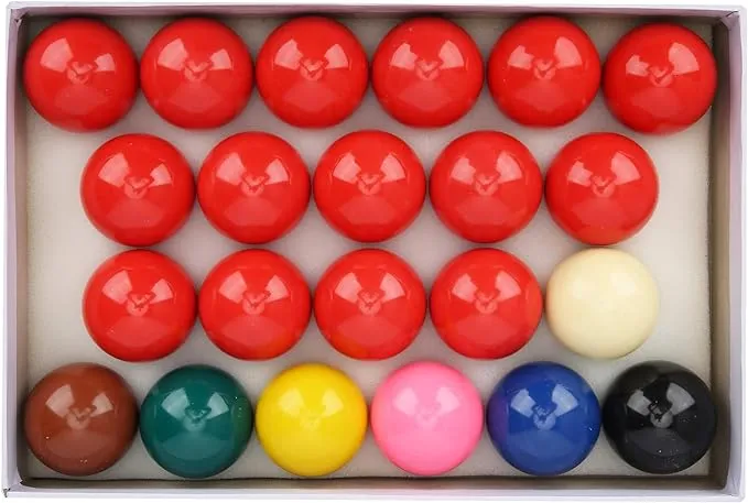 Snooker Billiard Balls Standard Size Cue Balls 52.2mm / 2.1in 22Pcs Whole Set