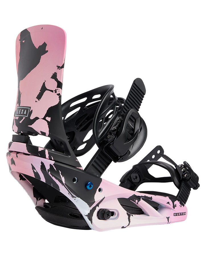 Burton Womens Lexa Re:Flex Snowboard Bindings - Pink/Black - 2023
