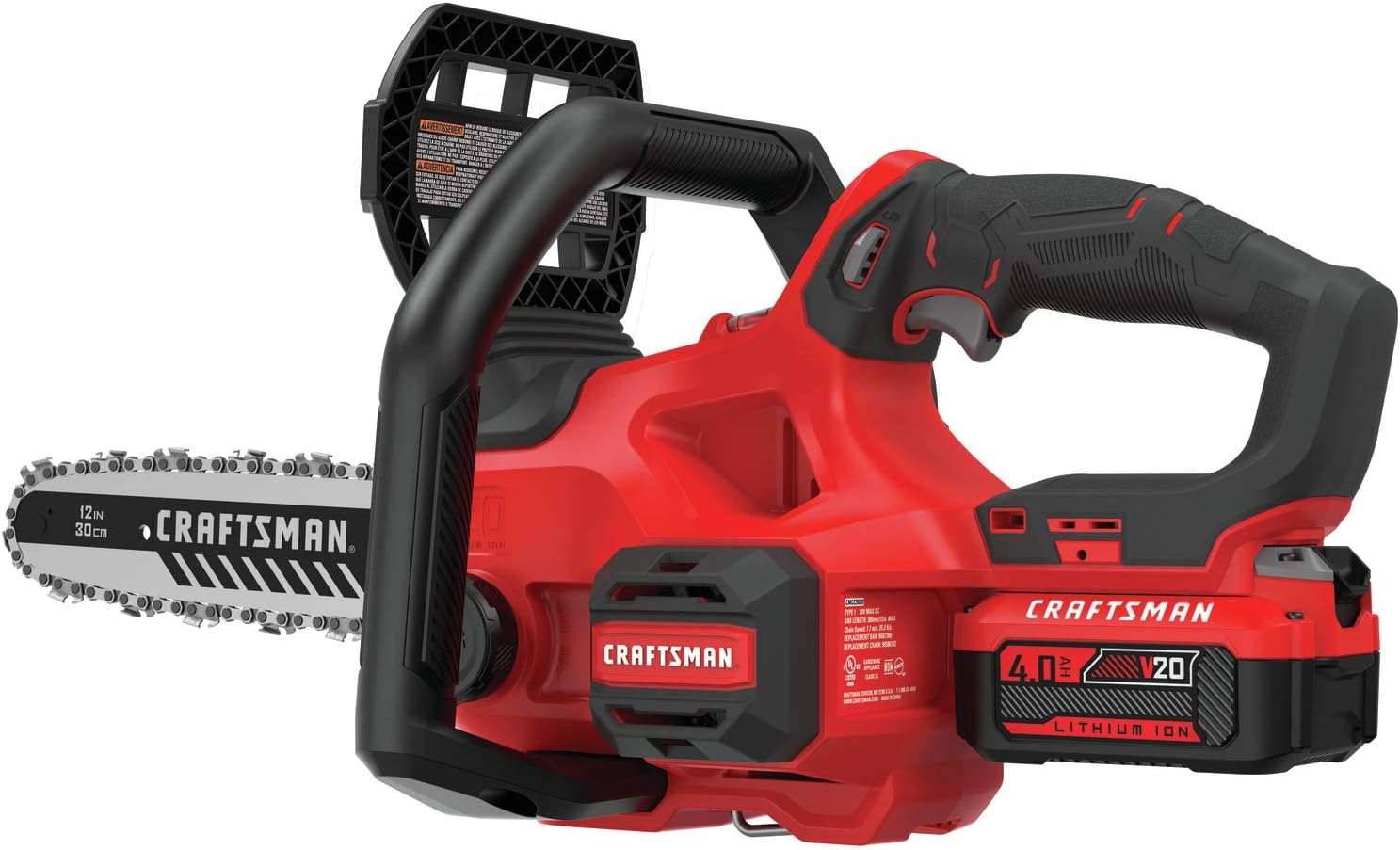 CRAFTSMAN V20* Cordless Chainsaw, 12-Inch (CMCCS620M1)