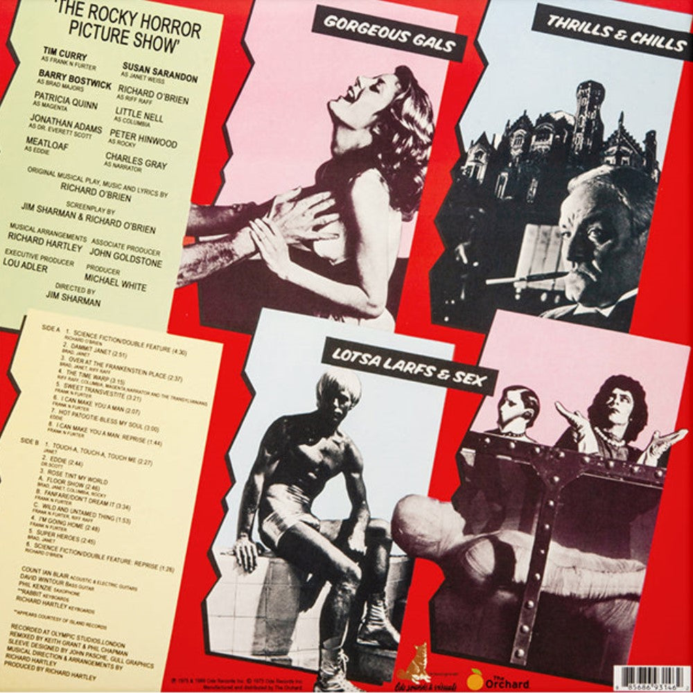 Rocky Horror Picture Show Soundtrack Exclusive Limited Edition Pink/Black Split with Red/Blue Splatter Color Vinyl LP