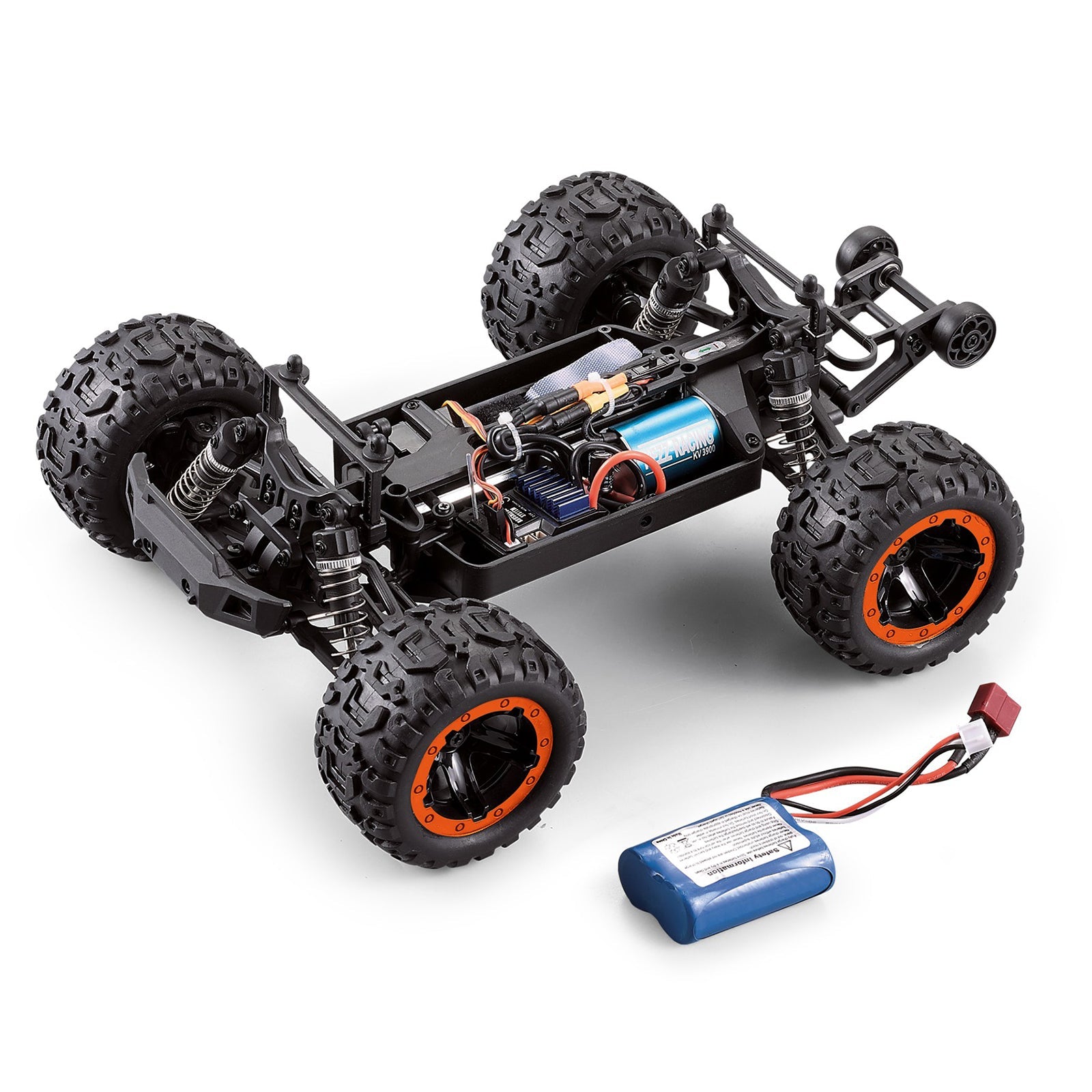HAIBOXING 16889A 1:16 45KM/H 4WD High Speed Electric Vehicle 2.4 GHz All-Terrain RC Car Brushless Waterproof Off-Road Truck (RTR)
