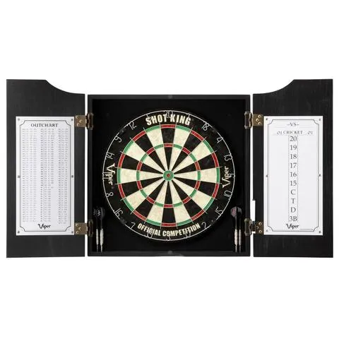 Viper Hudson Dartboard Cabinet Black
