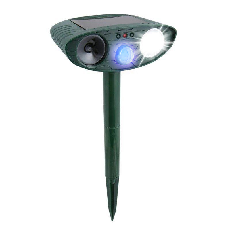 Squirrel Outdoor Solar Ultrasonic Repeller - Get Rid of Squirrels in 48 Hours