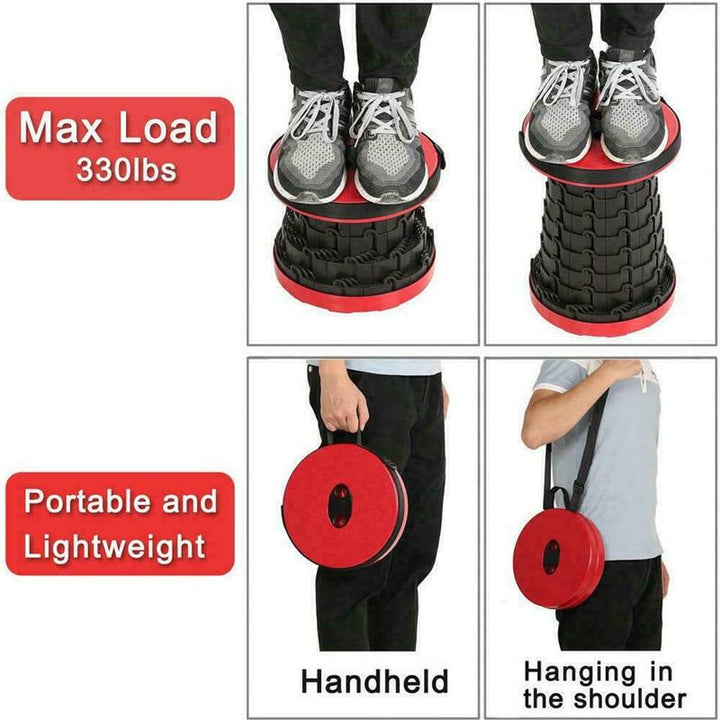 2021 Upgraded Retractable Folding Stool