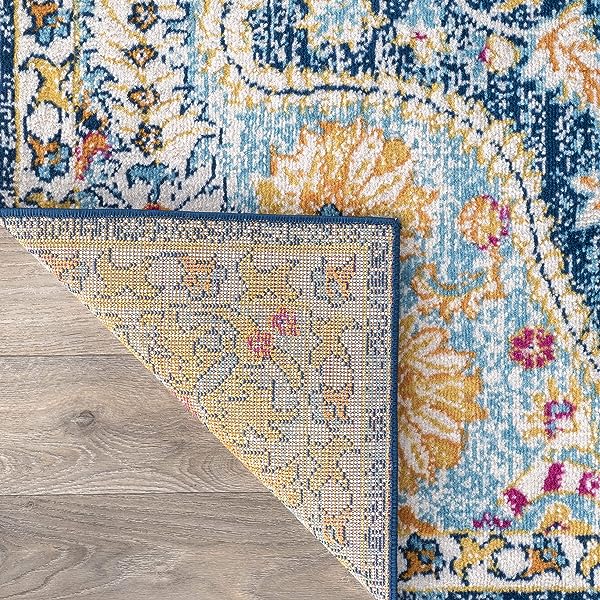 Rugshop Vintage Distressed Bohemian Area 5' x 7' Multi 5' x 7' Multi Color