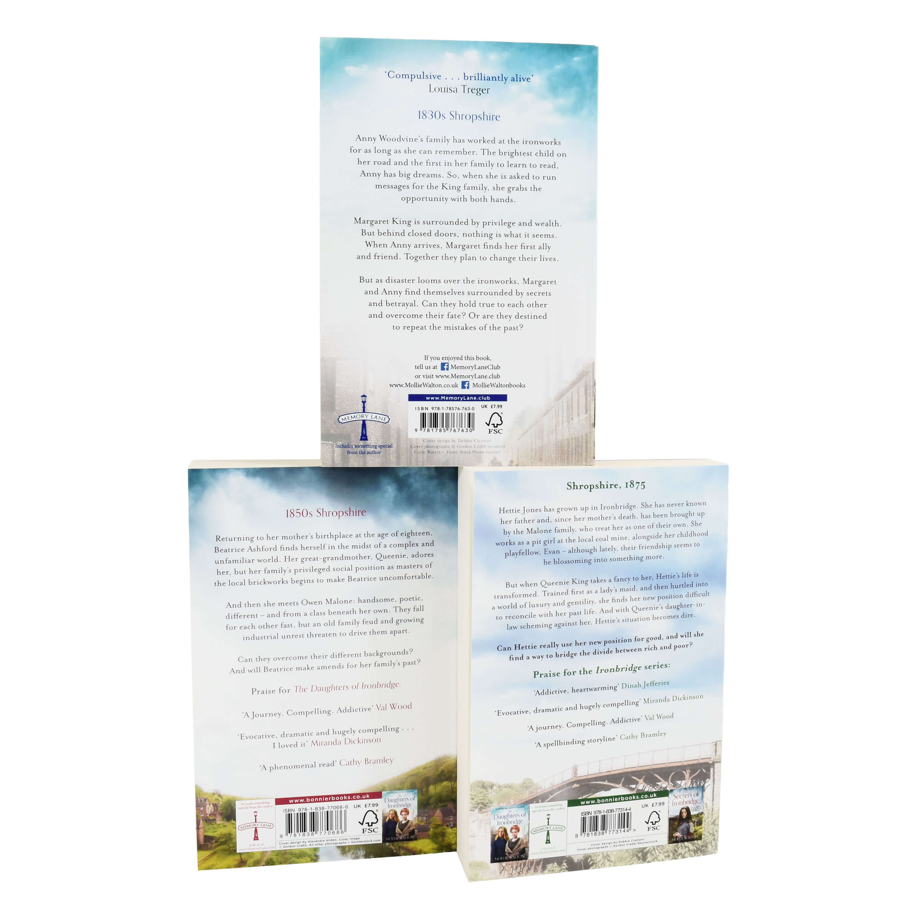 Ironbridge Trilogy 3 Books Collection Set by Mollie Walton - Fiction - Paperback