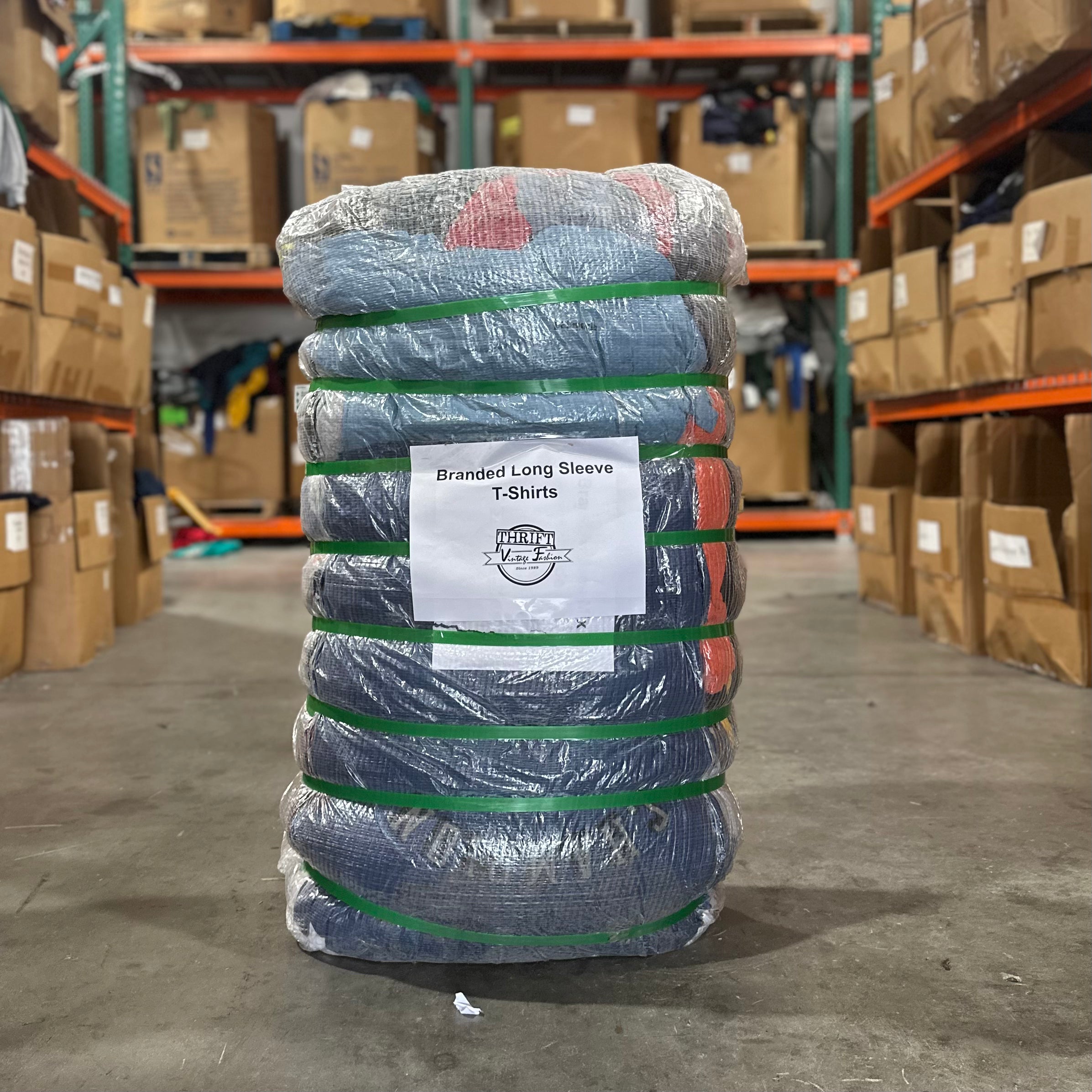 100lb US Long Sleeve T-Shirts Bale