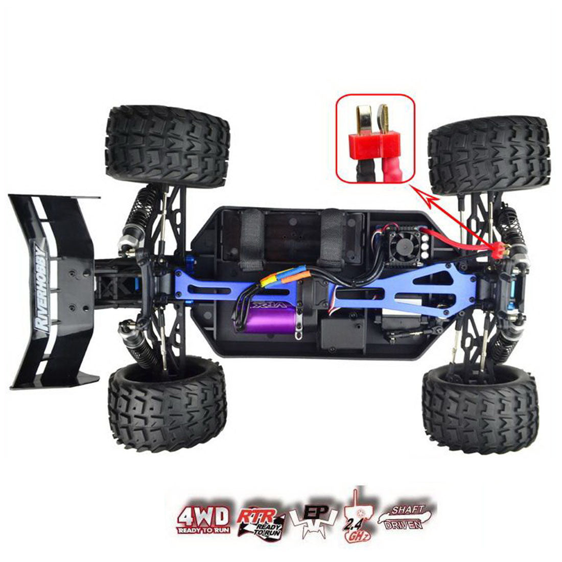 VRX RH818PL 1/10 RC Car 2.4G 4WD RC Racing Model (RTR Version)