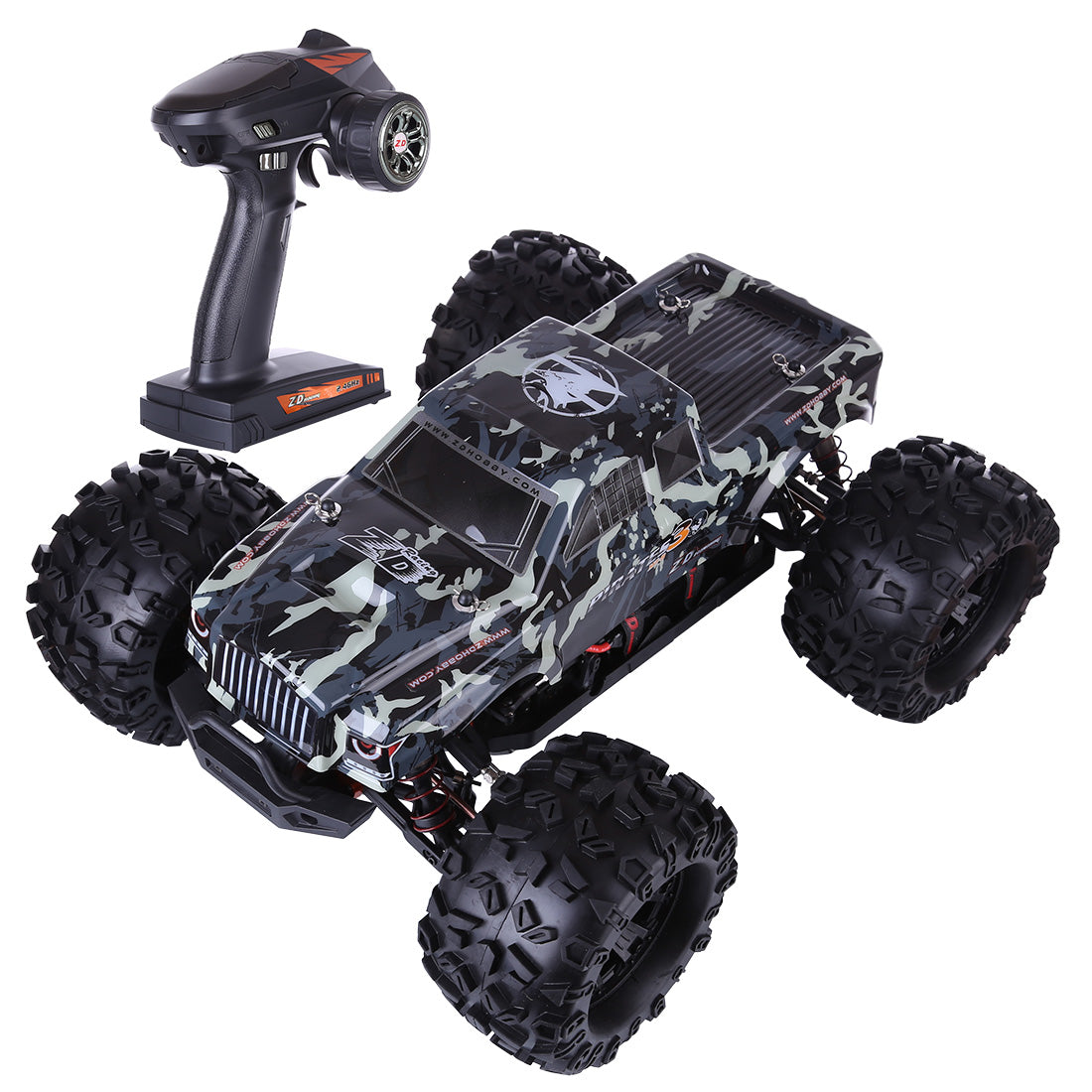 ZD Racing MT8 Pirates3 1/8 2.4G 4WD 90km/h Brushless Motor RC Car Monster Off-road Truck - RTR Version