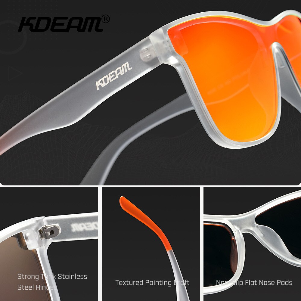 Kdeam Men's Polarized Sunglasses Butterfly 2023 Trendy Outdoor