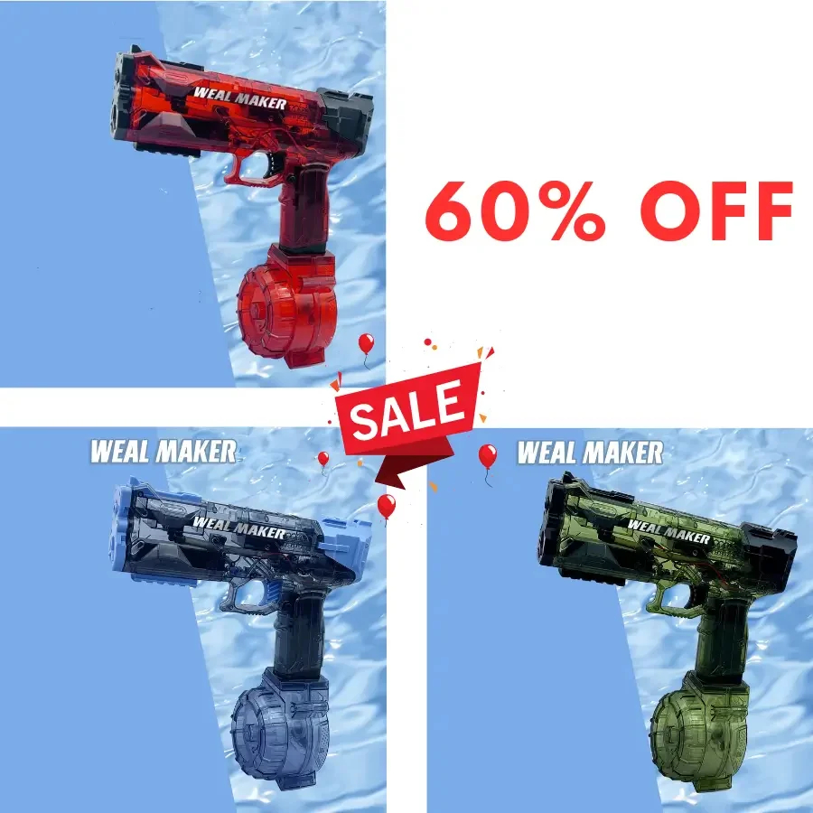 (Summer Hot Sale Now-50% OFF) 🔫✨2023 New Glock Fast Shooting Water Gun-BUY 2 FREE SHIPPING