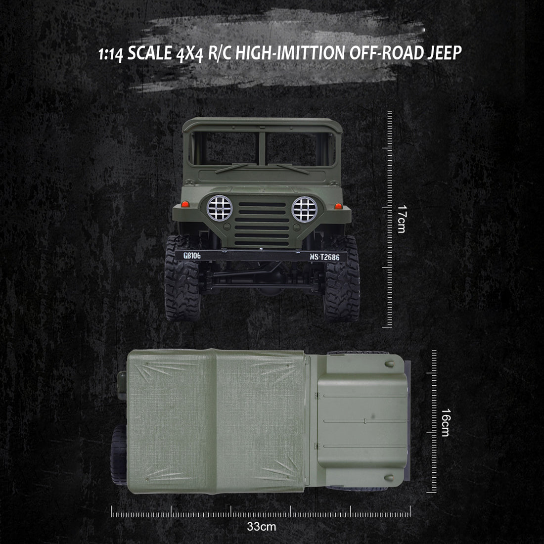 SUBOTECH BG1522 1:14 2.4G Electric RC Car 4WD 15+KM/H Off-road Vehicle Crawler with LED Headlight WIFI Camera - RTR