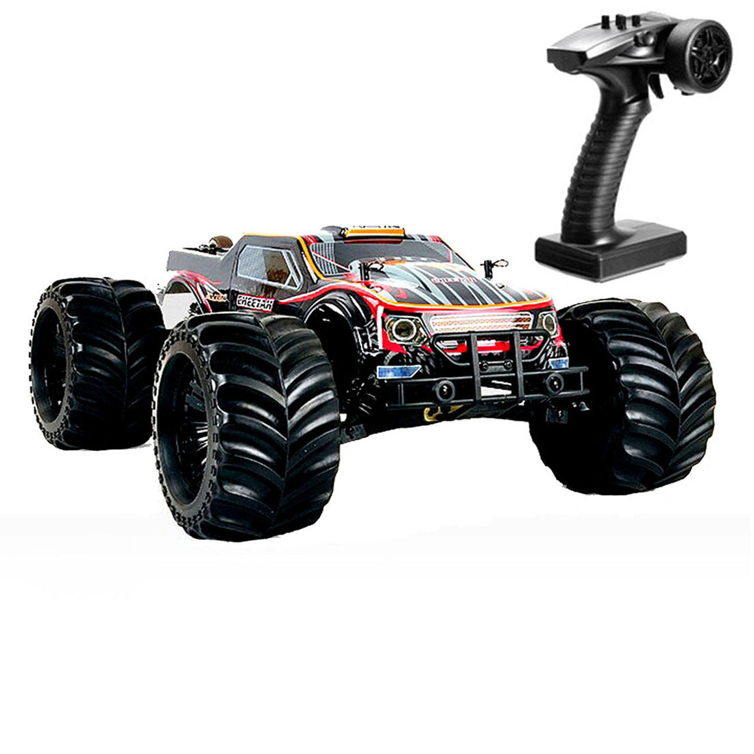 JLB Racing 11101 1:10 4WD 2.4G 80A RC Car Splashproof Flip Brushless Monster Remote Control Truck- RTR