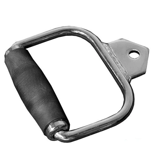 Cable Attachment Stirrup Handle DELUXE SILVER-BLACK