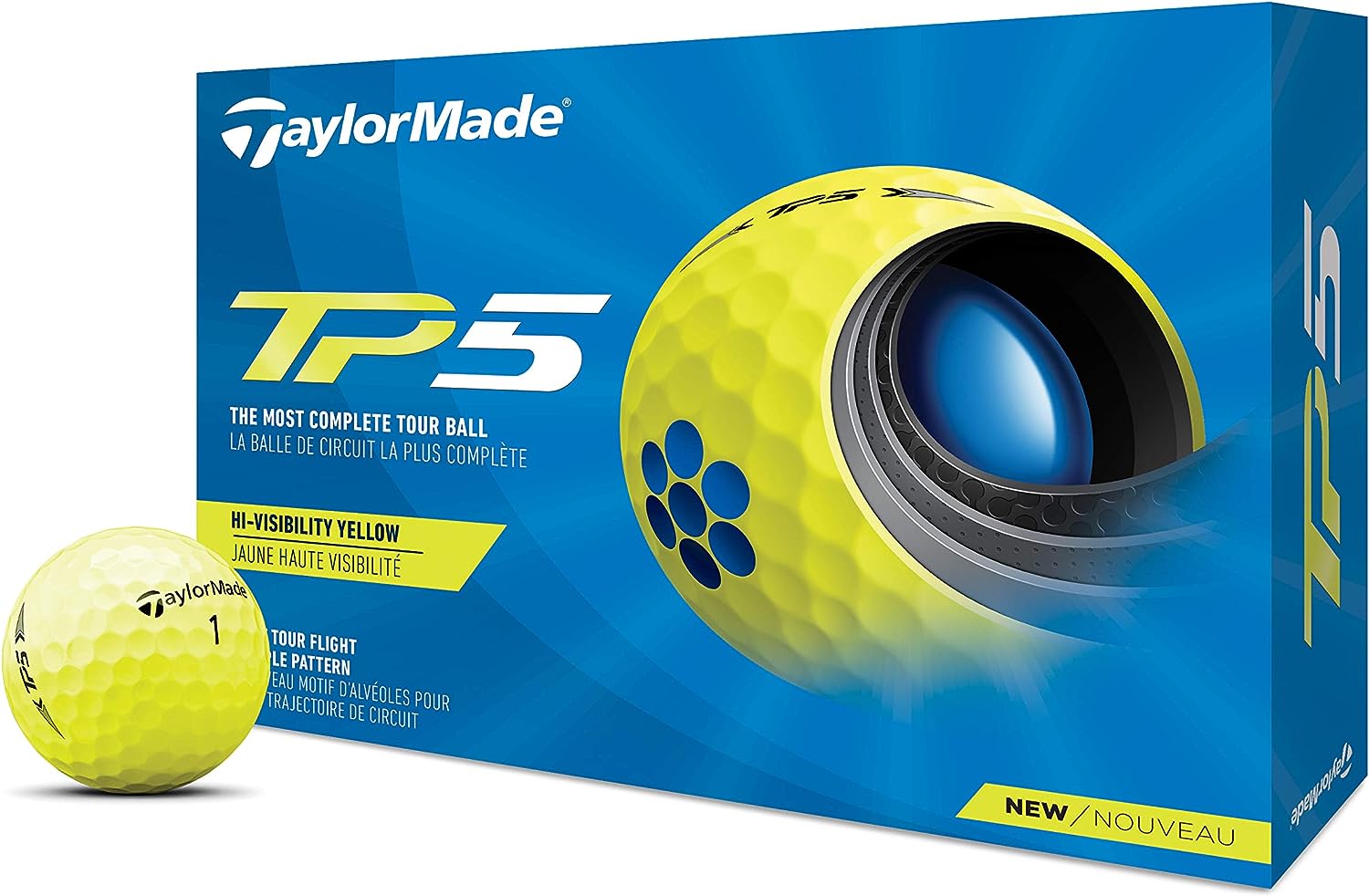 TP5 Golf Ball(12 Dozen Total 60)