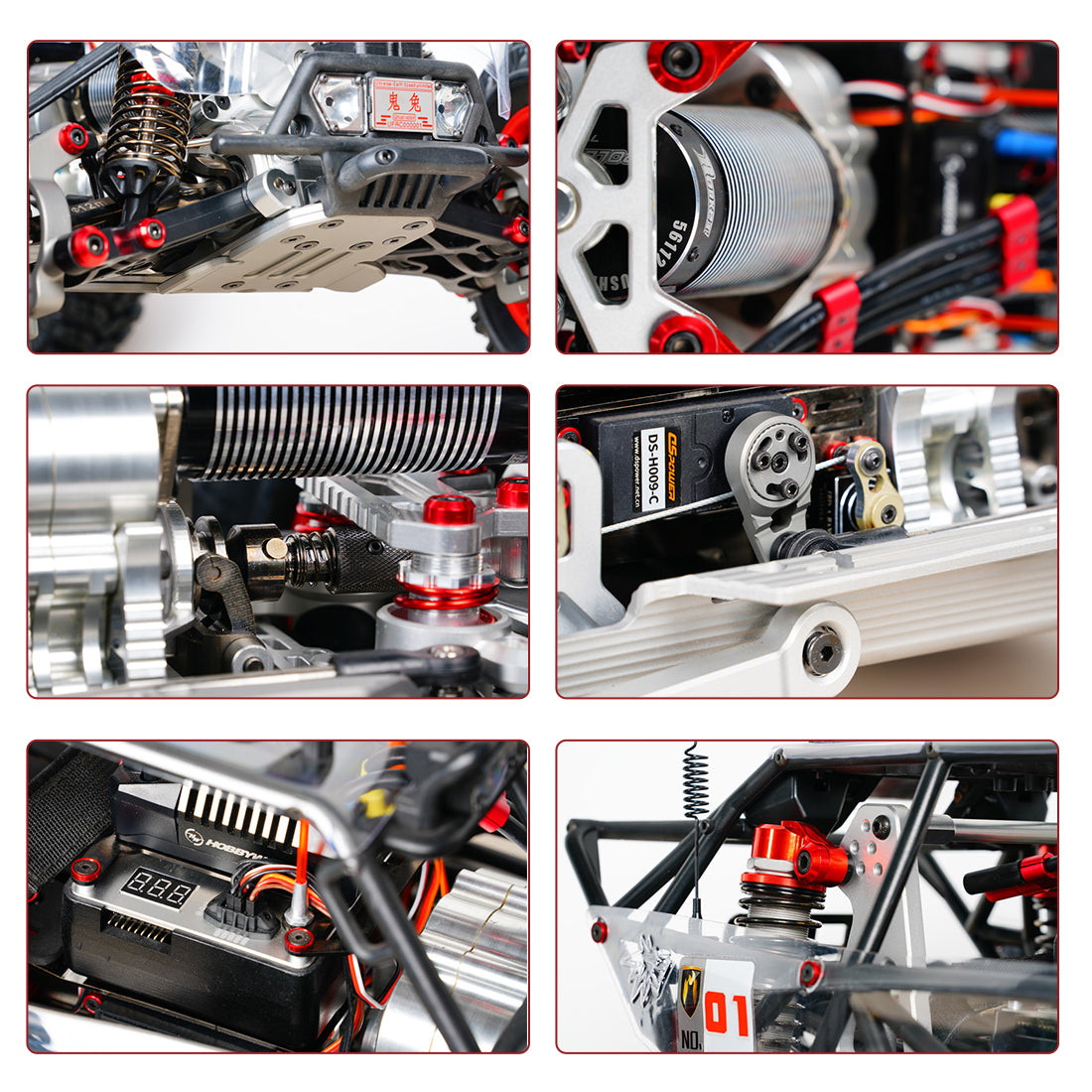 UFRC-GR1 Ghost Rabbit 1/5  4WD Rear Straight Axle Electric RC Off-road Vehicle Model