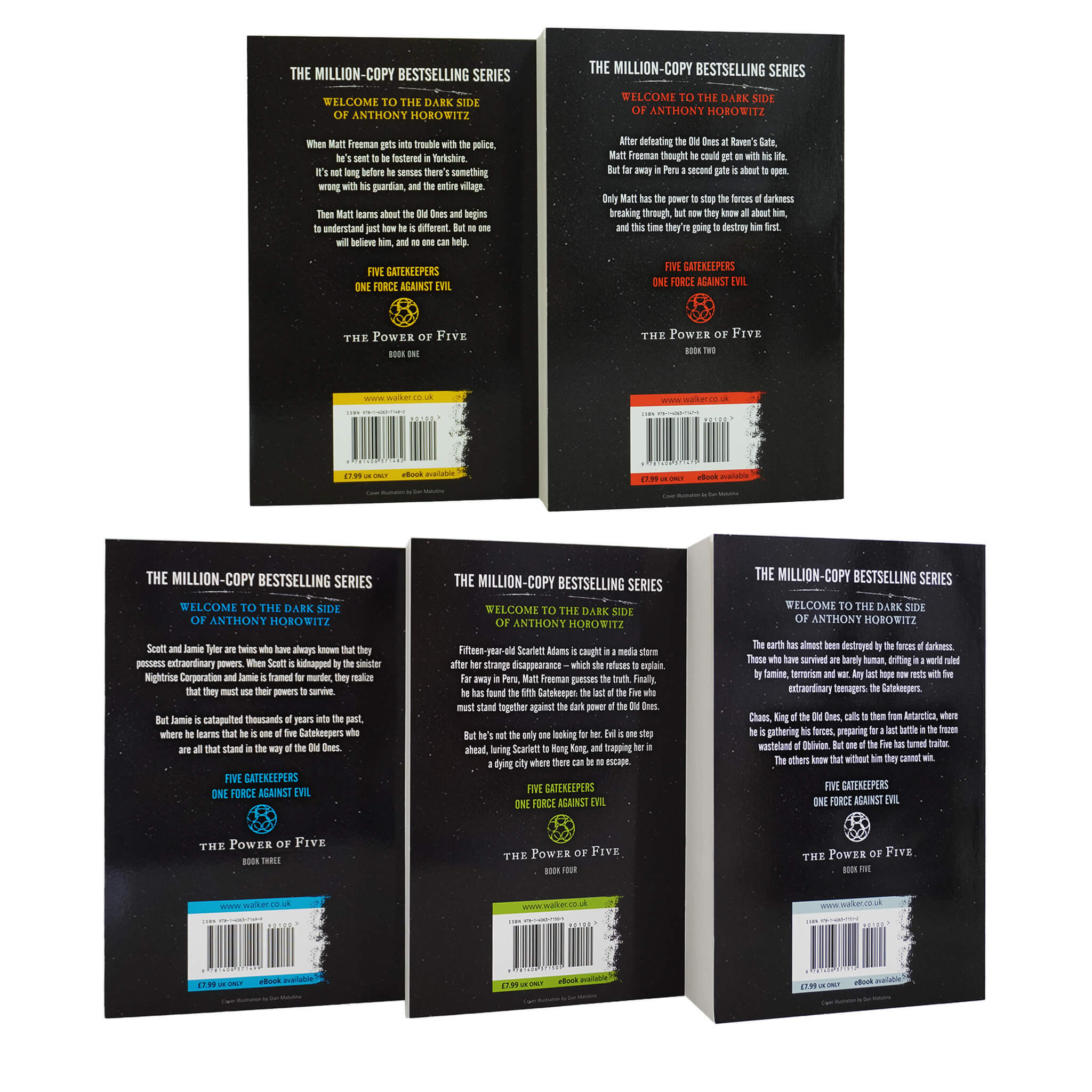 The Power of Five 5 Books Collection by Anthony Horowitz - Ages 9-14 - Paperback