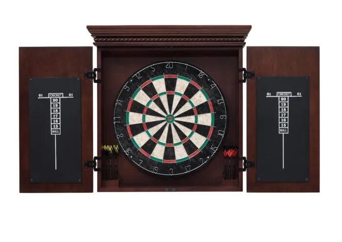 Cleveland Browns Vintage Dartboard Cabinet