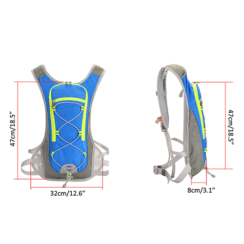 2L Water Bag Backpack Outdoor Sports Backpack