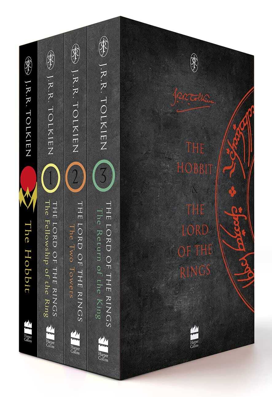 The Hobbit and The Lord of the Rings 4 Books Box Set by J.R.R Tolkien - Age 14-16 - Paperback