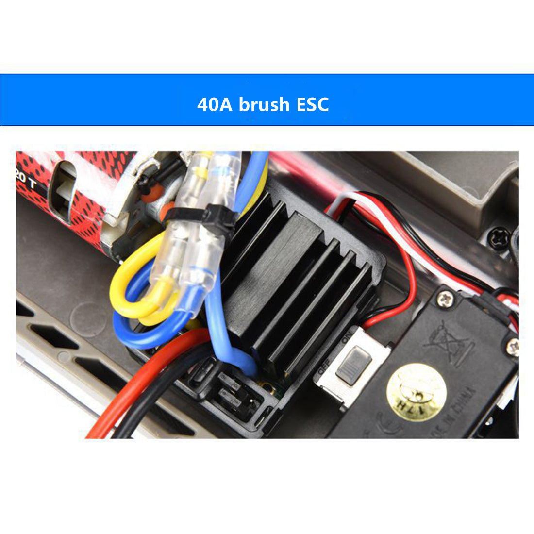 FS Racing 53815-FD RC Car 1:10 2.4G Wireless Electric Brushed Vehicle RC Monster Truck Model - RTR