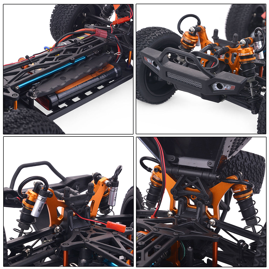 ZD Racing ROCKET DBX-10 1/10 4WD 55km/H 2.4G RC Car Brushed Motor High-speed Remote Control Off-road Desert Buggy Vehicle - RTR