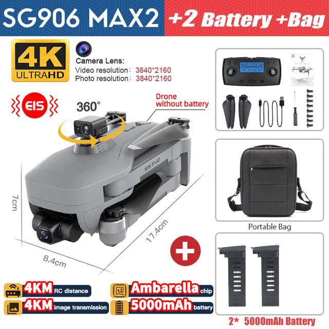 🔥Hot Sale Now🔥  New SG906 MAX2 4K remote control professional drone 5G WiFi GPS