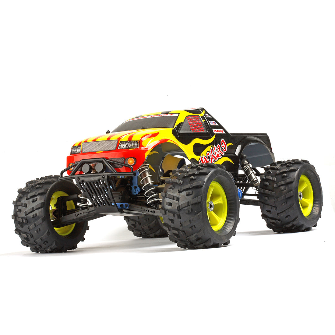FS Racing 31803 RC Car 1:18 2.4G Wireless 4WD Nitro Vehicle RC Monster Truck Model - RTR