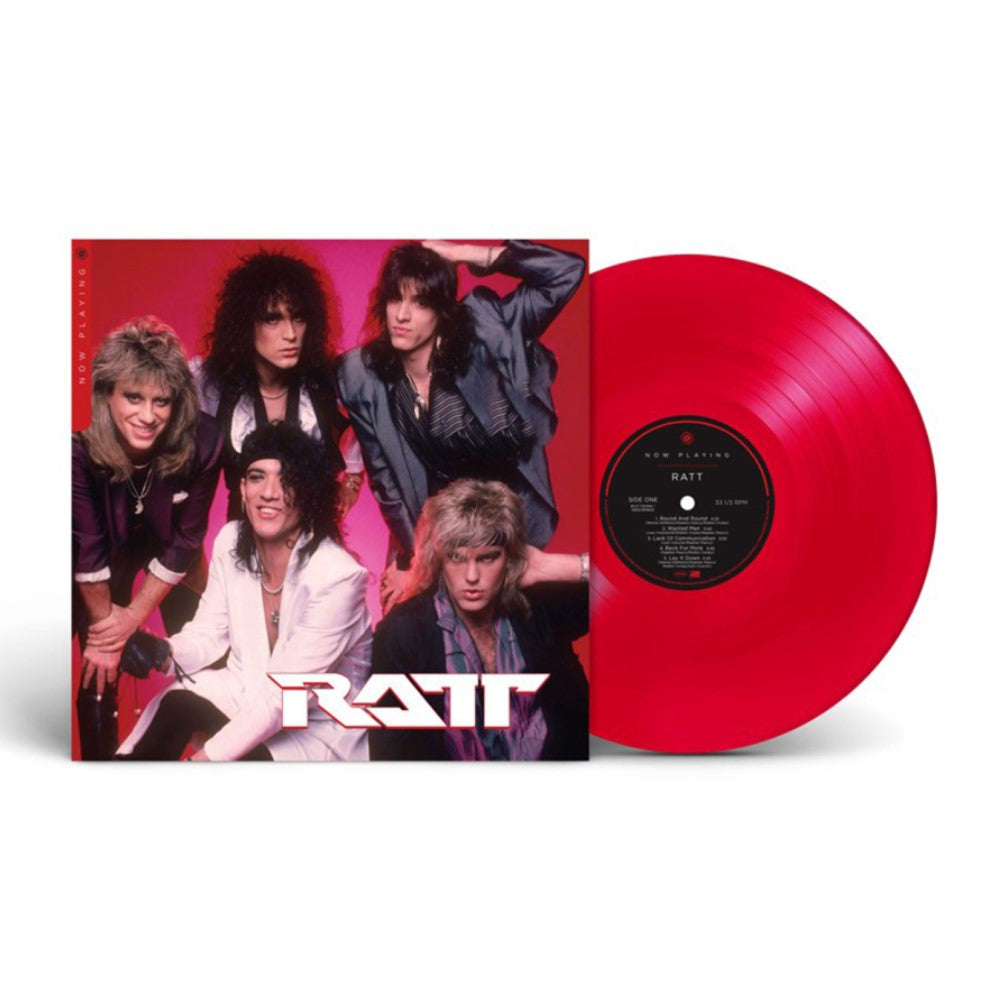 Now Playing - Ratt Exclusive Limited Edition Round & Round Red Color Vinyl LP Record