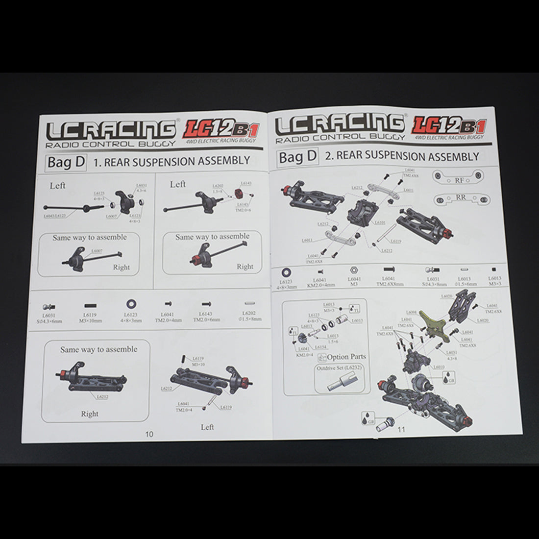 LC Racing LC12B1 1:12 4WD High Speed Brushless Buggy Off-road Vehicle Kit