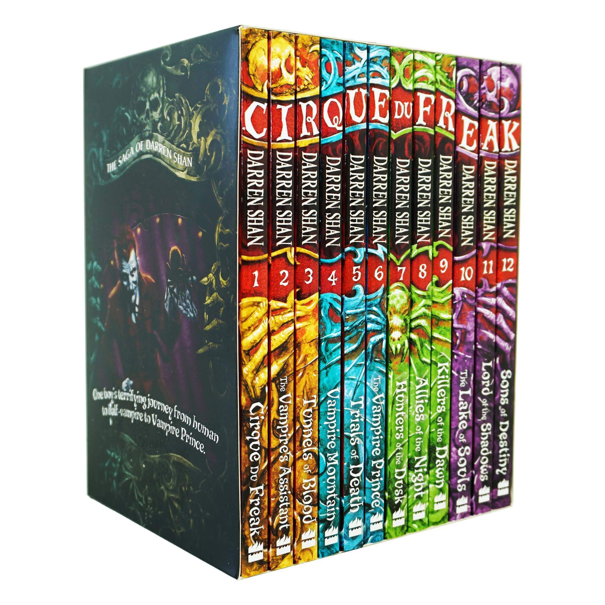 The Saga of Darren Shan Cirque du Freak Complete Collection Of 12 Books Set By Darren Shan - Ages 9-14 - Paperback